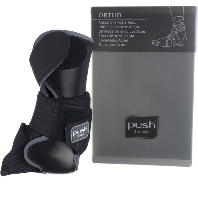 Push Ortho Enkelbrace Aequi - Zwart - Links - Maat 1