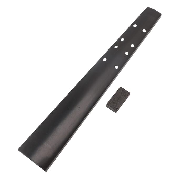12 Touche de Violon Bois d'Ébène Noir Non Finie Pièce de Rechange pour Violon gray