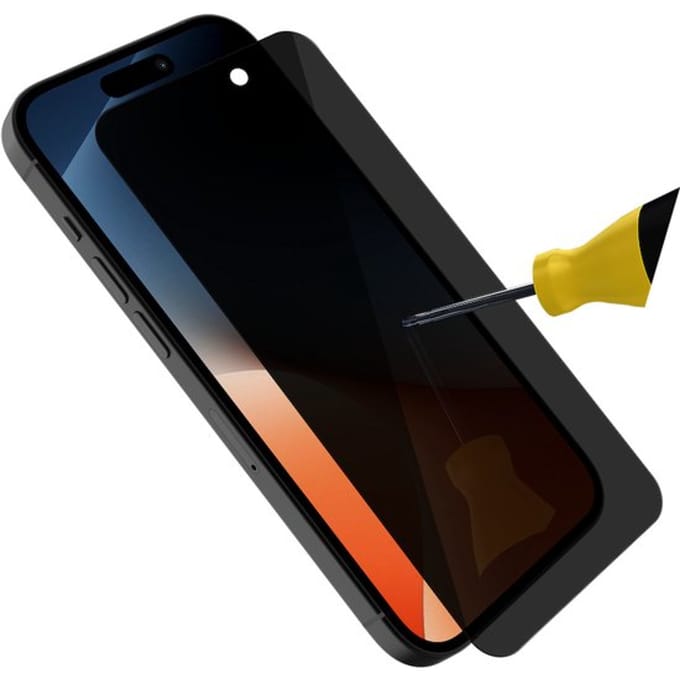 BeHello iPhone 16 Pro Max Privacy glass screenprotector