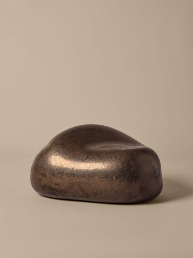 Ferm Living Bellure object ovaal - fermLivingRusticBronze