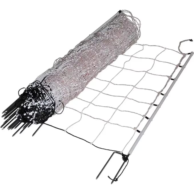 Gallagher Schapen Turbonet wit 90cm x 50m (dubbele pen) - Robuuste schapenafrasteringen