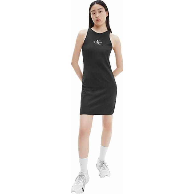 Calvin Klein damesbadjas met klassiek logo aan de voorkant