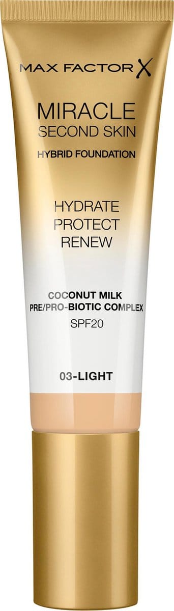 Max Factor Miracle Second Skin Foundation - 03 Light