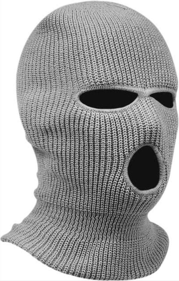 ***BivakMuts Grijs - Wintersport - Motor - Balaclava - Zichtbaarheid - van Heble® ***