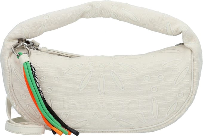Desigual Handtas Schoudertas Summer Dandelion Bangor Hand Bag White Wit