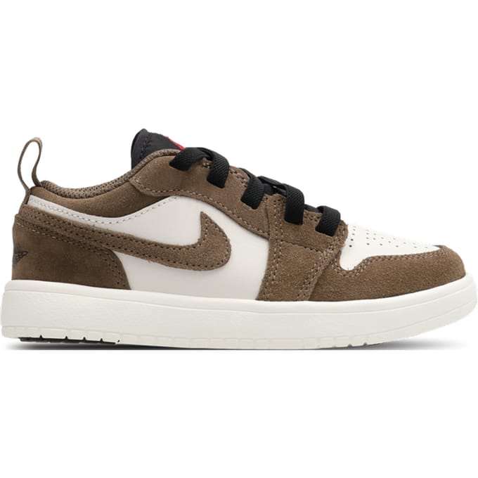 Jordan AJ1 Low Peuterschoenen - Bruin - Maat 29.5 - Leer