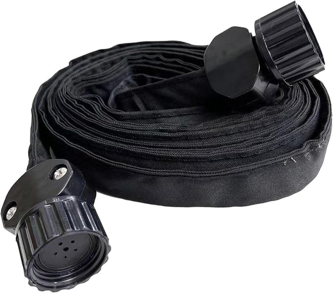 Soaker slang - Druppelslang tuin - Efficiënte irrigatie - Dubbellaags PVC - 15 meter - Zwart