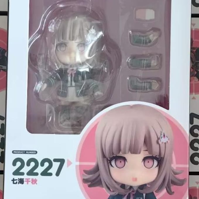 Danganronpa Chiaki Nanami 2227 Schattig Figuur Model Speelgoed gray