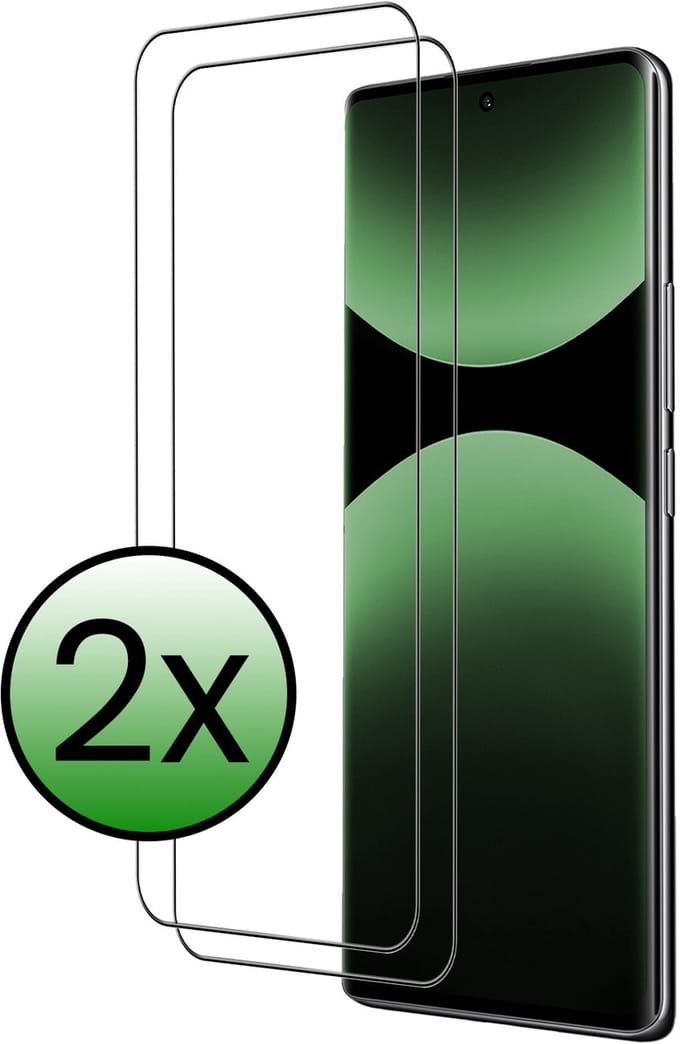 Screenprotector - 2 Stuks Geschikt voor Xiaomi Redmi Note 14 Pro 5G - Extra Sterk - Beschermglas - Gehard Glas - Tempered Glass - Screen Protector