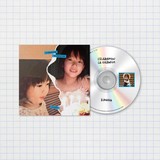 LE SSERAFIM - [CELEBRATION] CD Single KAZUHA