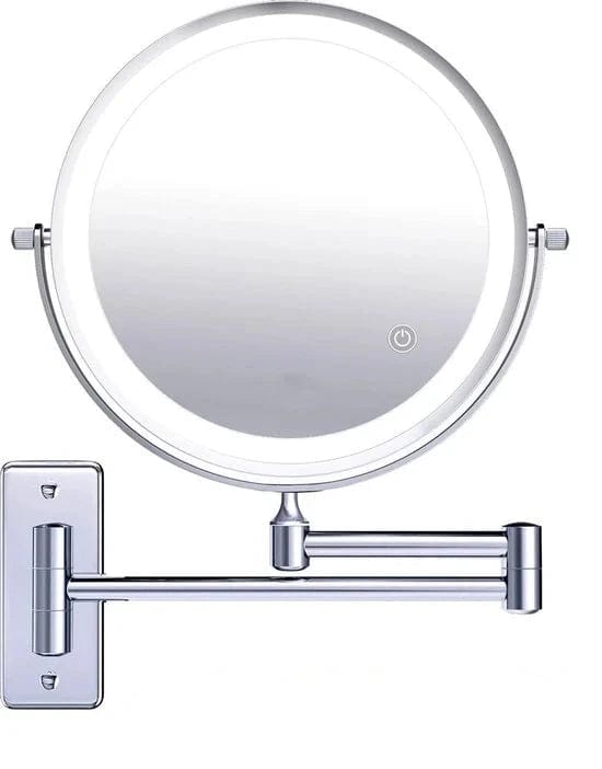 Make-Up Spiegel - Batterij - Chroom