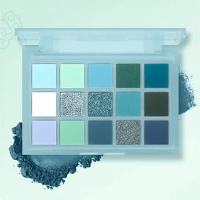 UCANBE  - Azure Phoenix 15-Color Eyeshadow Palette 10.8g