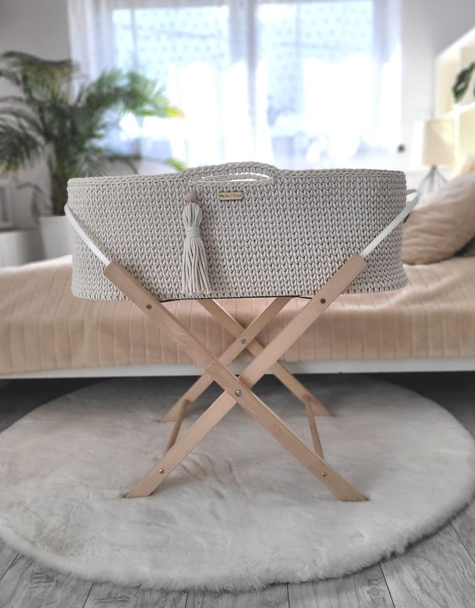 Moses mand BOHO Handgemaakt met standaard - crft me