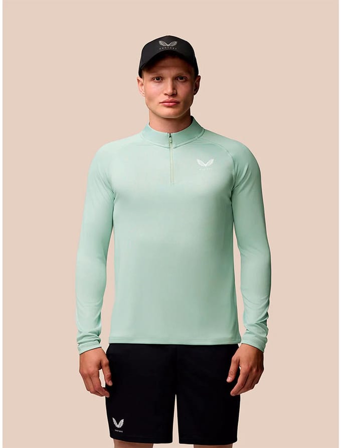 Castore Adapt Sweatshirt Met Halve Rits Groen M Man