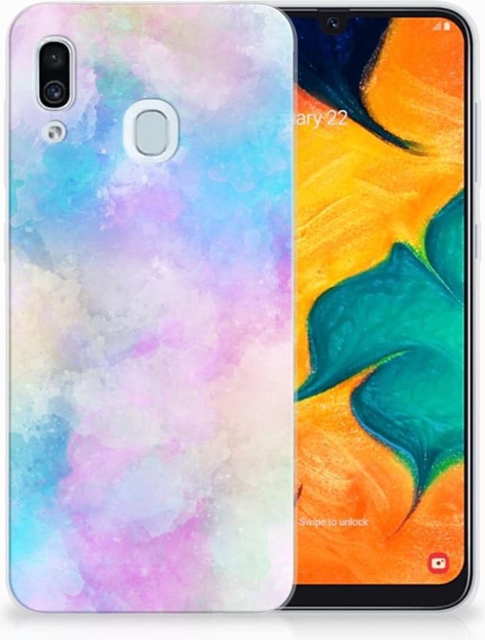 Hoesje maken Samsung Galaxy A30 Watercolor Light