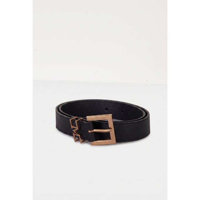 GUESS Logo Belt Jet Black A996 Größe: S | Gürtel Outlet | Damen | Schwarz