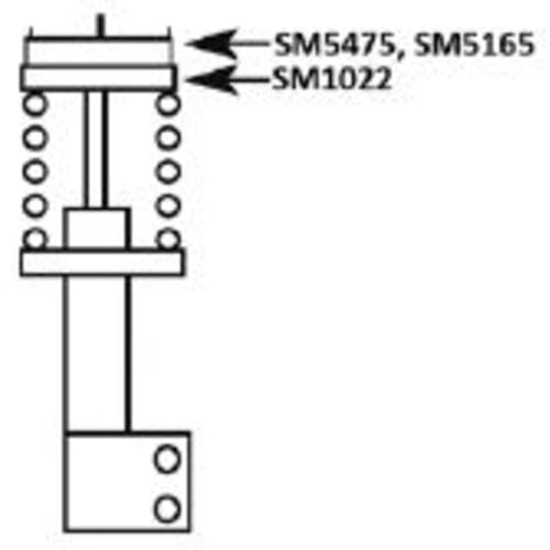 Reparatieset, veerpoot KYB SM5475