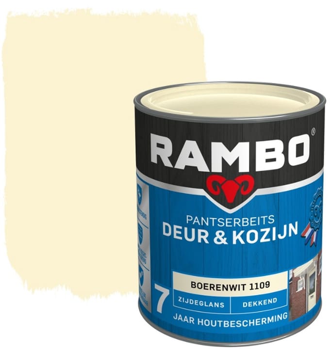 Rambo Pantserbeits Deur & Kozijn Dekkend - 1.5L - Boerenwit