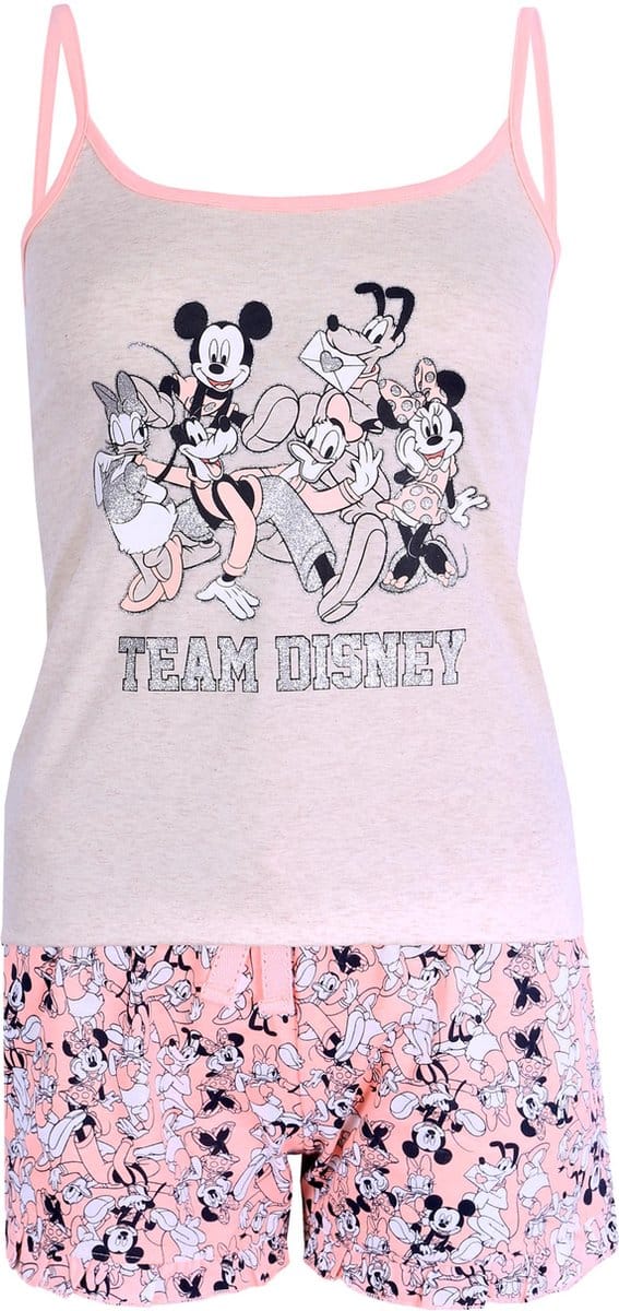 TEAM DISNEY - Beige en neon pyjama