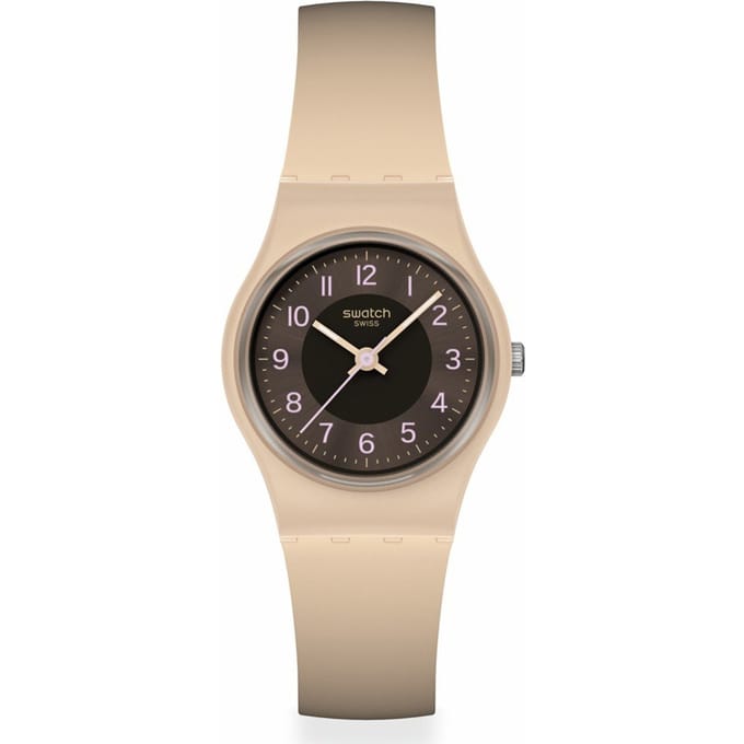 Swatch Originals Small (25mm) LT104 Espresso Charm Horloge