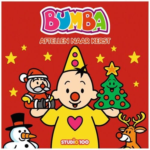 Bumba kartonboekje aftellen naar kerst White unisex