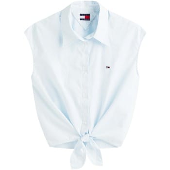 regular fit overhemdblouse van puur katoen