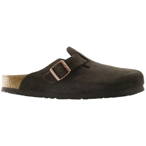 Slippers BIRKENSTOCK Mocassins Boston SFB daim