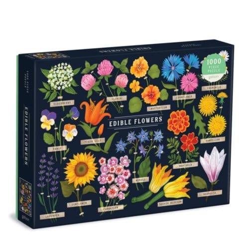 Edible Flowers 1000 Piece Puzzle - Galison