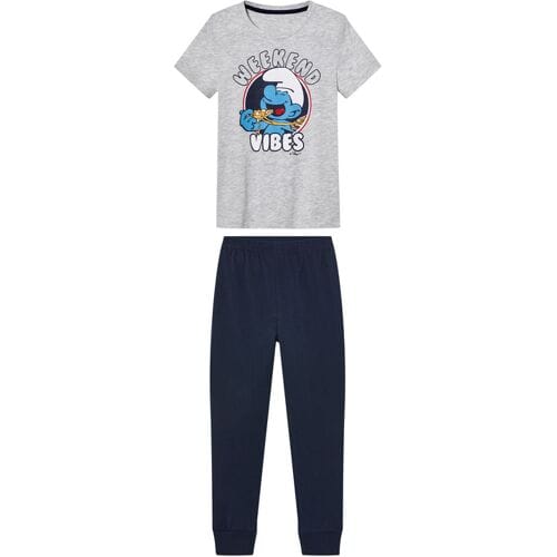 Lidl Kinderpyjama (Grijs/donkerblauw, 98/104)