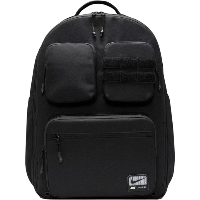Nike Utility Power Tassen Unisex - Zwart - One Size - Poly (Polyester)