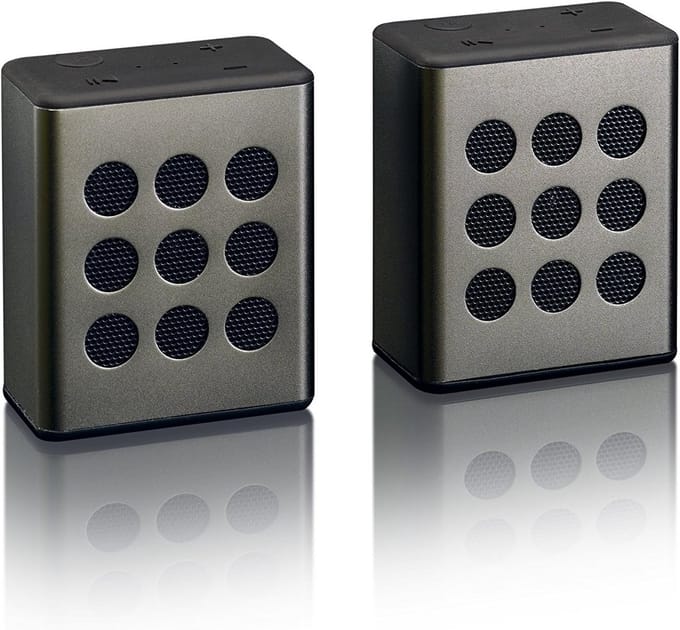 Draagbare Stereo Speakerset met Bluetooth - 2.0 Draadloos Geluid voor Thuis en Onderweg