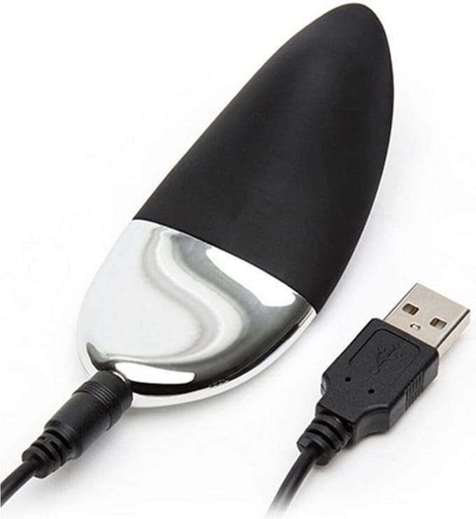 Fifty Shades of Grey Relentless Vibrations Remote Control Panty Vibrator - Zwart/Zilver