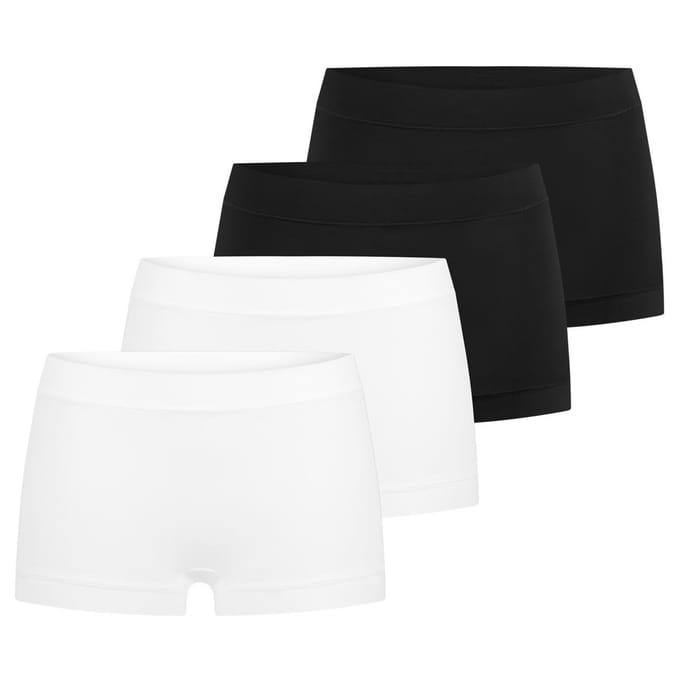 Schiesser Dames boyshort 4 pack Unique Micro