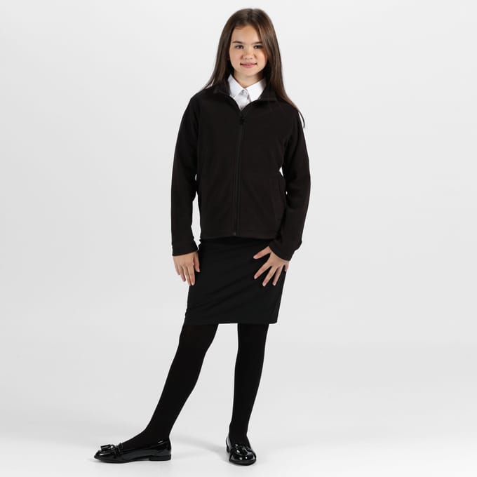 Regatta Kinderen/Kinderen Brigade II Micro Fleece Jacket (Zwart)