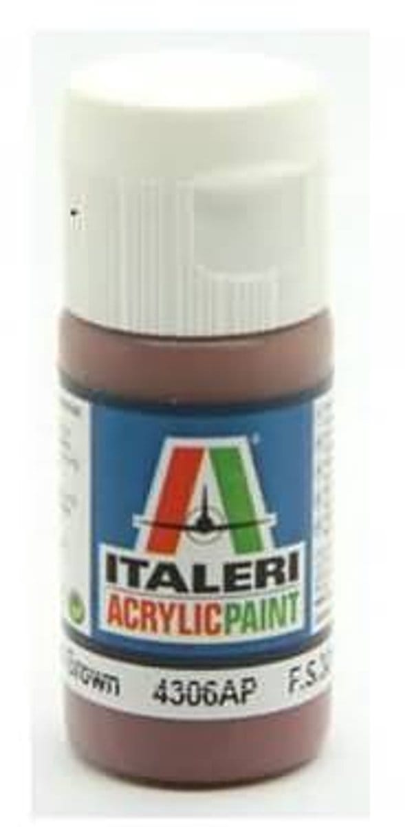 Italeri 4306ap - Flat Medium Brown - Modelbouwverf Acryl
