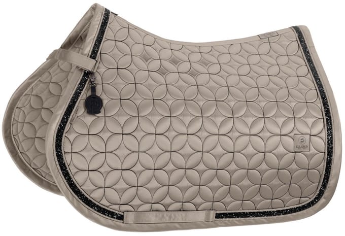 Eskadron Zadeldek Mattgloss Contrast Jewel Platinum 26/27 Full Pale grey