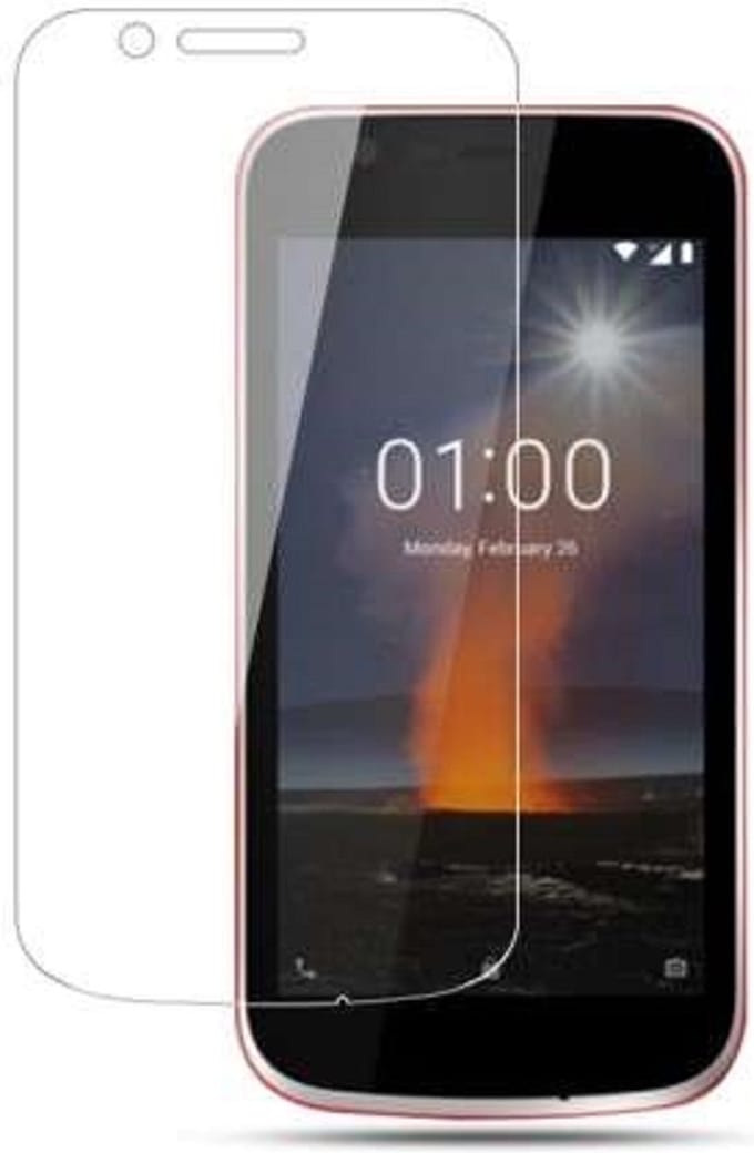 LuxeBass Tempered screenprotector geschikt voor Nokia 1 - beeldscherm - scherm - tempered glas