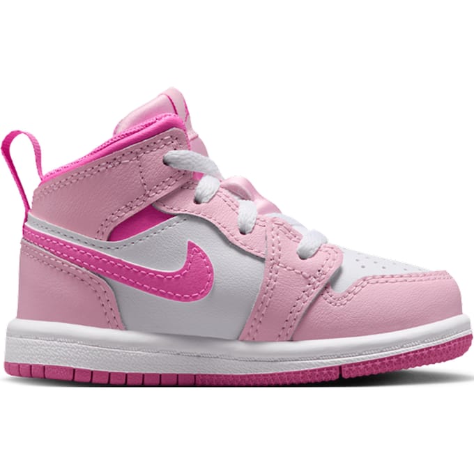 Jordan Aj1 Mid Babyschoenen - Rood - Maat 22 - Mesh/Synthetisch