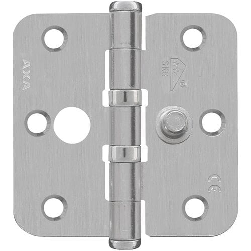 AXA kogellagerscharnier 76x76mm RH RVS SKG**