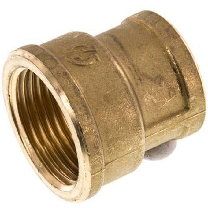 G 1'' x G 3/4'' Messing Ronde Sok 16 Bar