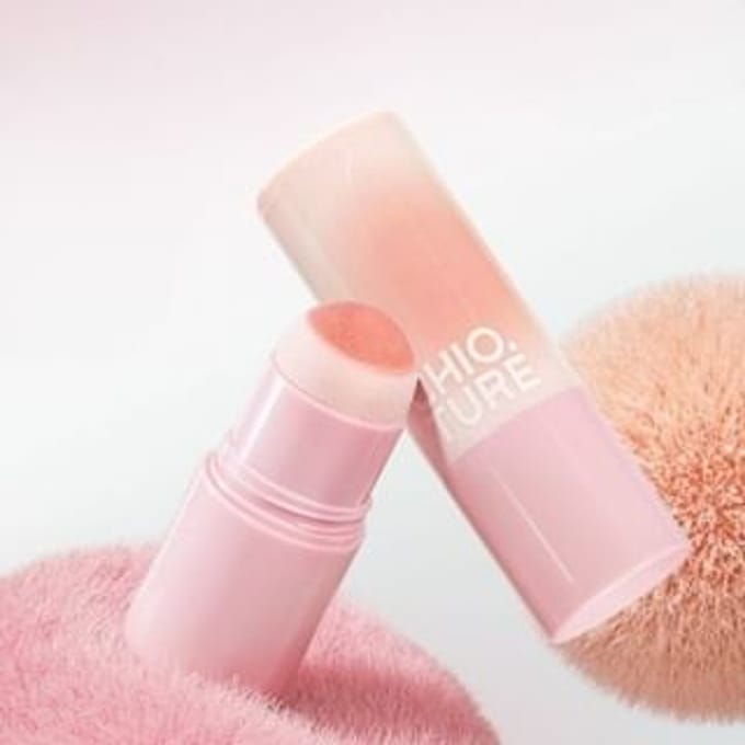 CHIOTURE - Just Poke Blush Stick - 7 Colors 03# Delighted Peach - 3.8g