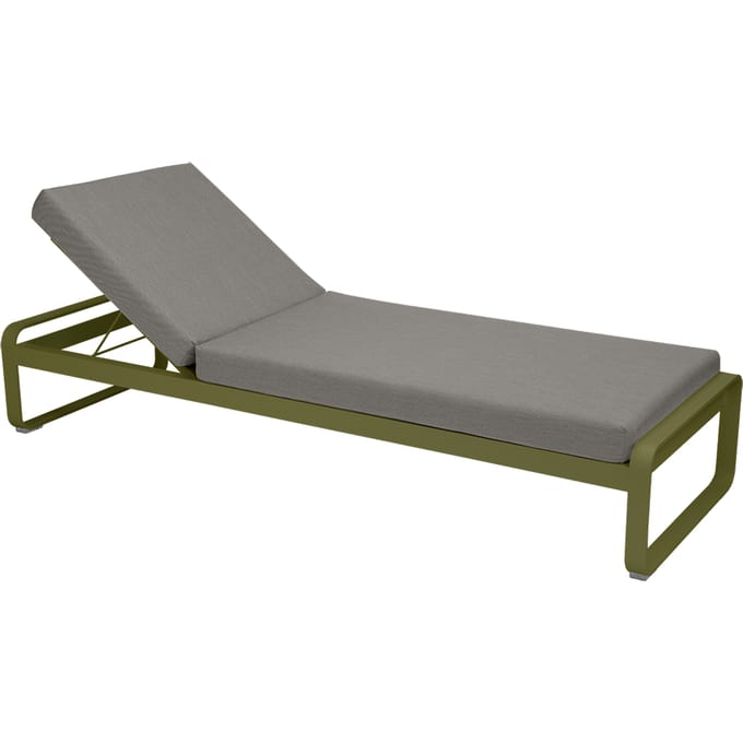 Fermob BELLEVIE Komfort - Ligbed - D3 Pesto - B8 taupegrijs