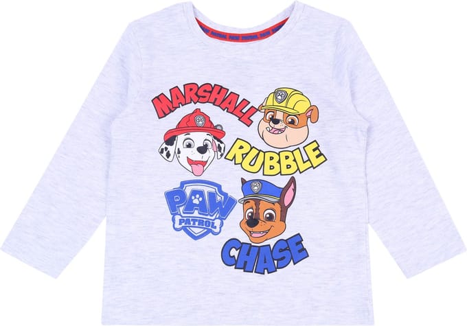 Grijze Nickelodeon Psi Patrol jongensblouse