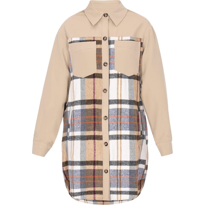 usha Overhemd vrouwen beige veelkleurig