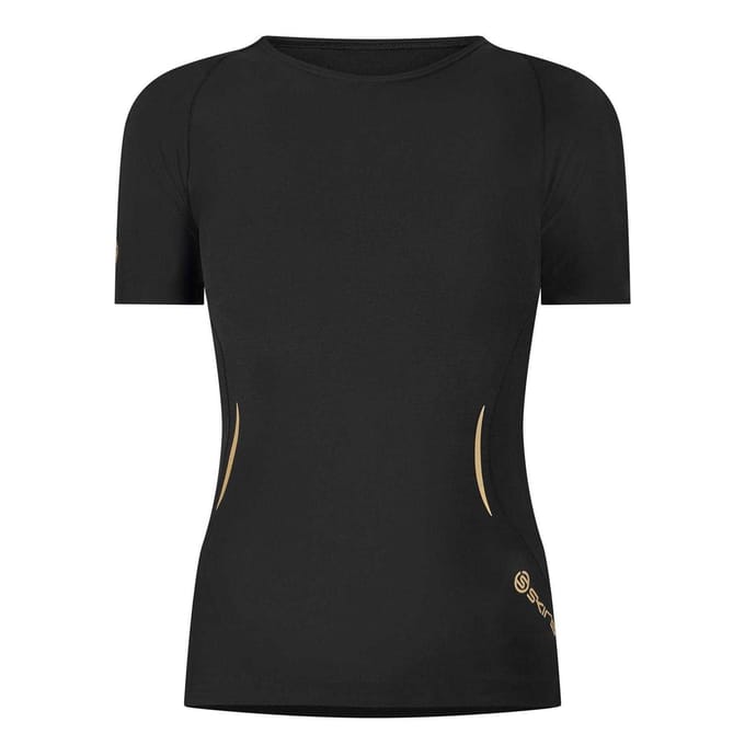 Skins Dames/Dames A400 Compressieshirt (Zwart)