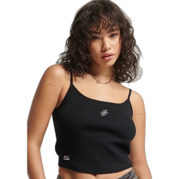Superdry Dames Code Essential tanktop met bandjes