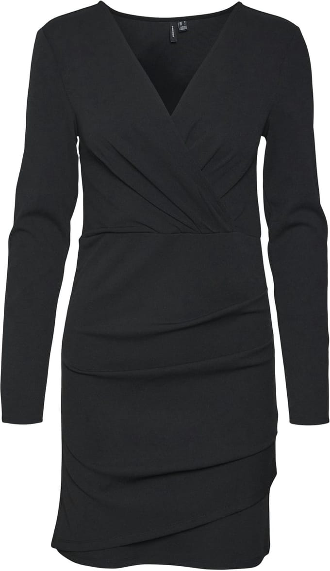 VERO MODA - VMDINNA L/S SHORT DRESS JRS LCS ES - Dames - Maxi jurken