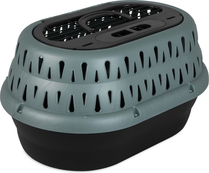 Petmate Top Load Cat Kennel Pearl Green Frost