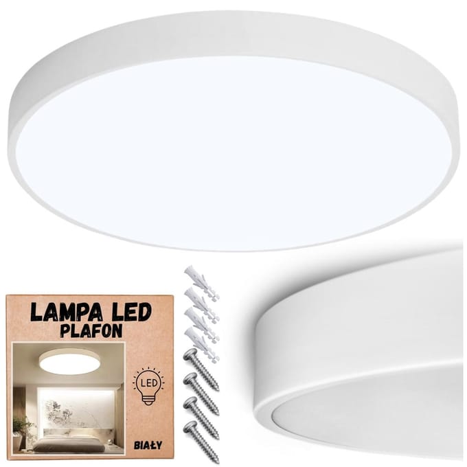 Zolta - Plafonniere - LED - Ovaal - 50cm - 36W