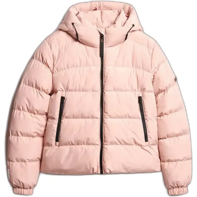 Superdry - Sportieve Capuchon Pufferjas - Dames - Gewatteerde jassen